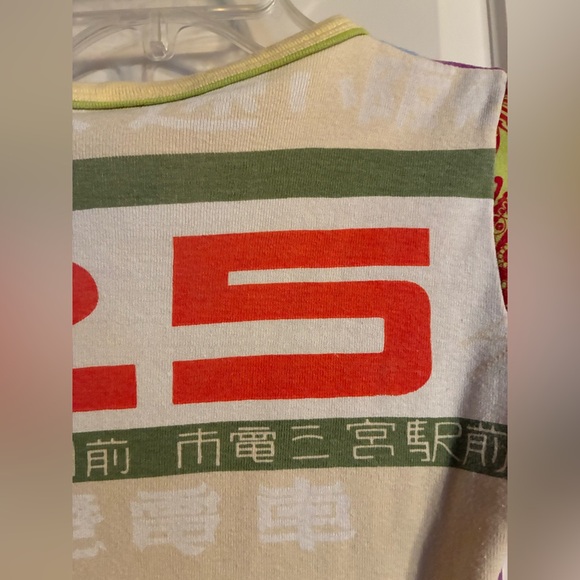 Vintage Custo Barcelona Multicolor Graphic Tee - Picture 7 of 7